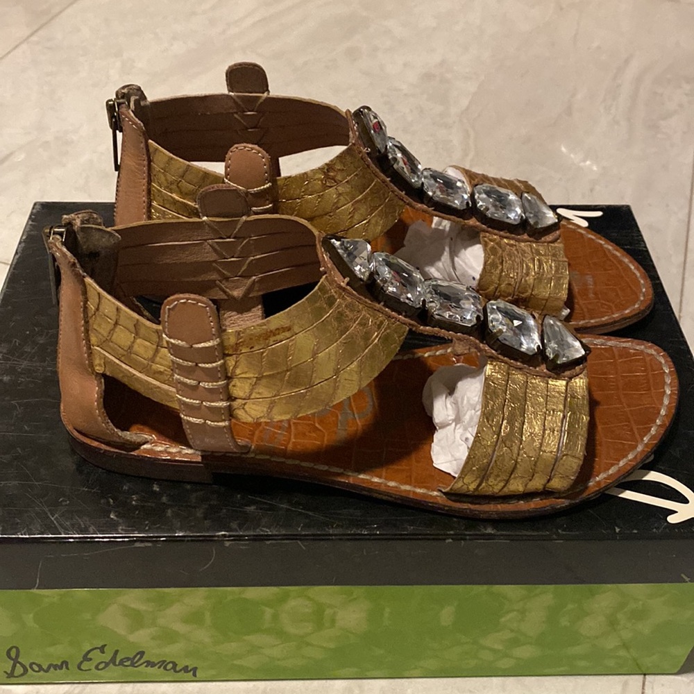 Sam Edelman Galina Rhinestone Sandals - Picture 4 of 5